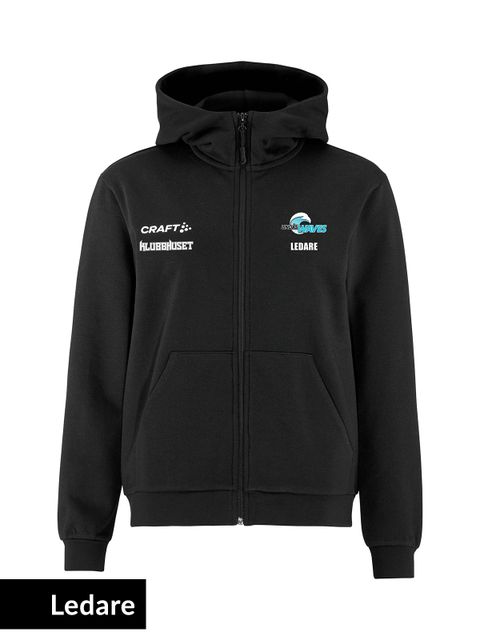 Craft Hoodtröja COMMUNITY 2.0 FZ - Ledare (Lindås Waves)